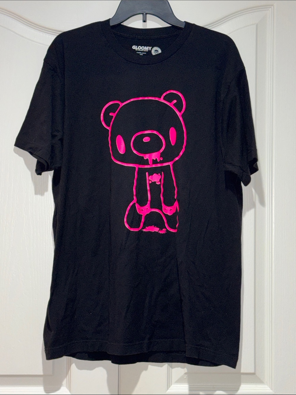 Gloomy Bear Neon Pink Graphic T-Shirt XL Mori Chack Official Licensed